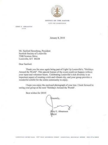 SSL Mayor's Letter 2009 001
